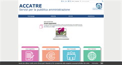 Desktop Screenshot of accatre.it